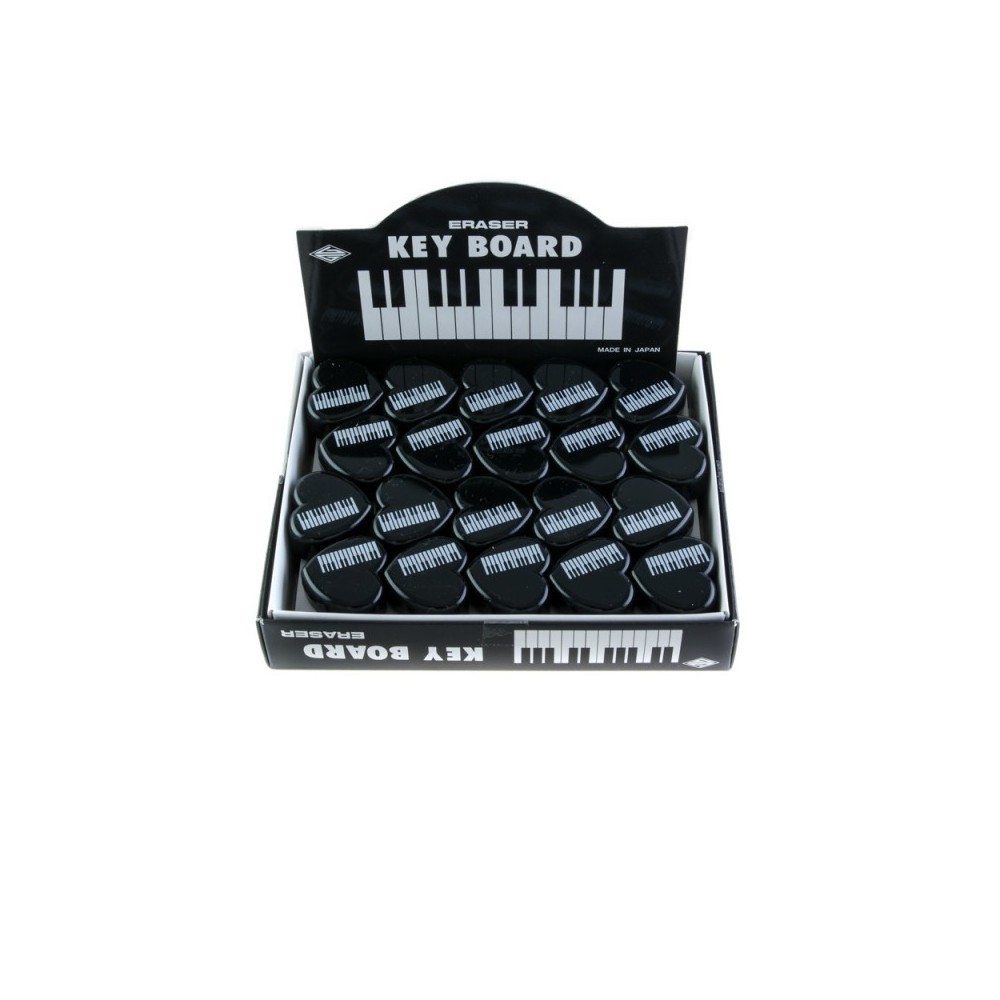 Valles GOMAS CORAZON NEGRO X 40 UNIDADES