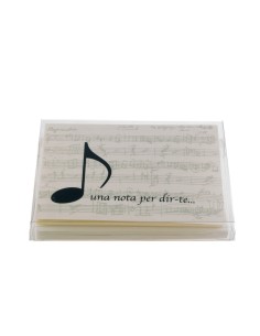 Valles TARJETA "UNA NOTA PER DIR-TE"