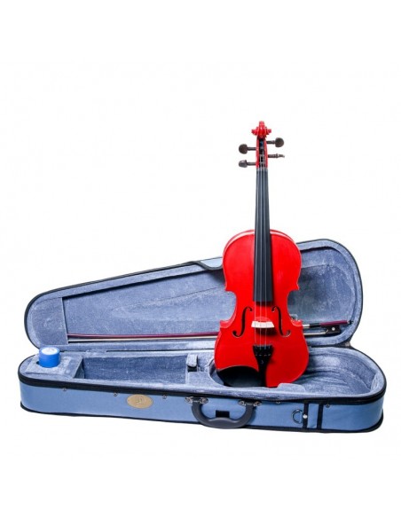 Stentor VIOLIN HARLEQUIN 4/4 ROJO 4/4
