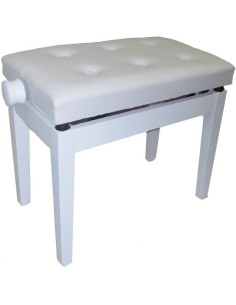 Oqan 030010 BANQUETA PIANO WHITE-WHITE