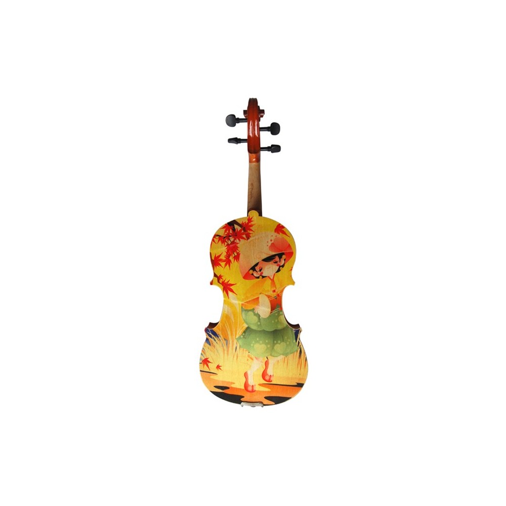 Kinglos HSHB-003 1/4 Violin Decorado
