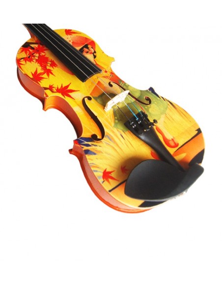 Kinglos HSHB-003 1/4 Violin Decorado