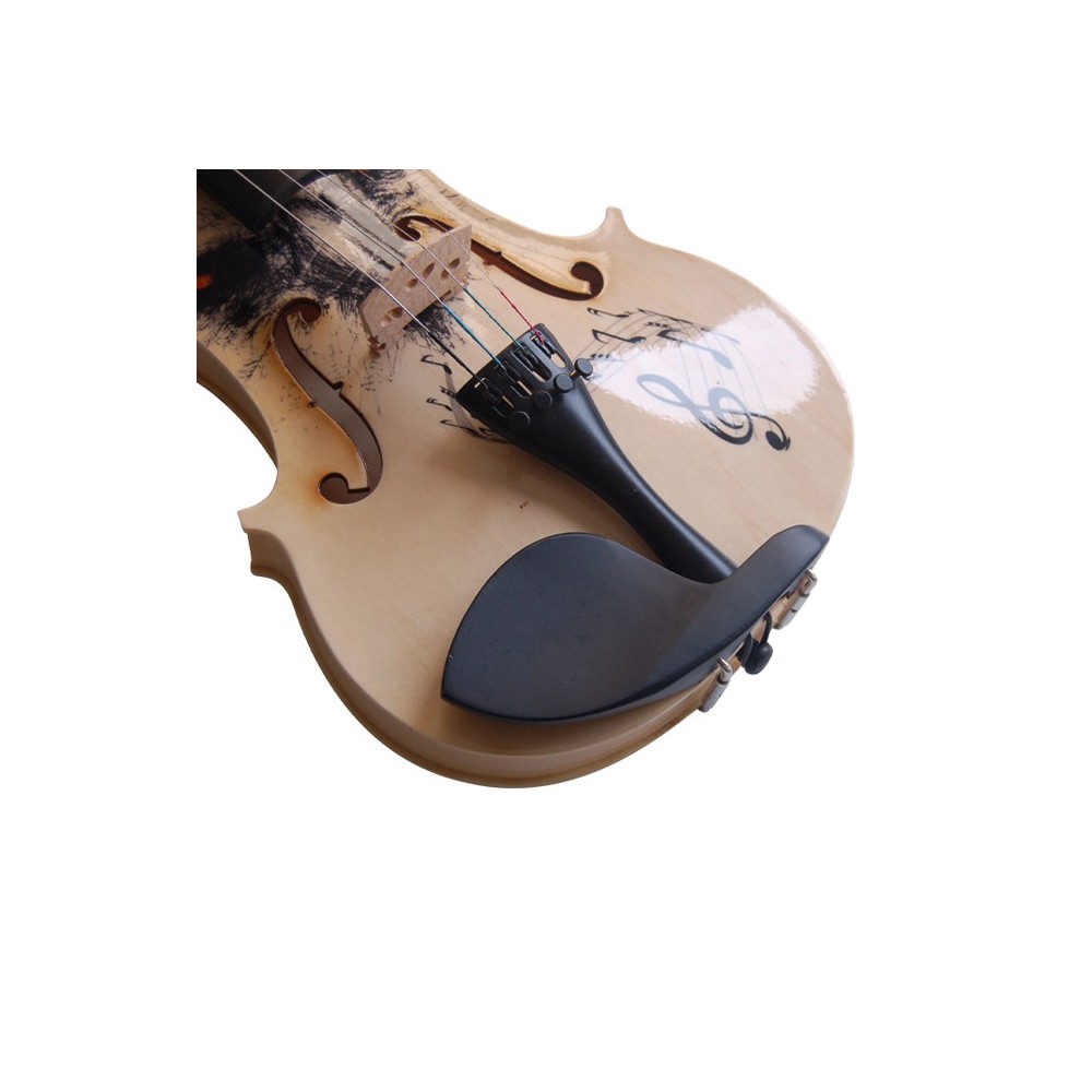 Kinglos HSHB-011 1/4 Violin Decorado
