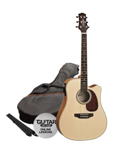 Ashton SPD25CEQNTM PACK GUITARRA ELECTROACUSTICA...