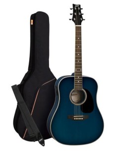 Ashton SPD25TBB PACK GUITARRA ACUSTICA DREADNOUGHT AZUL...