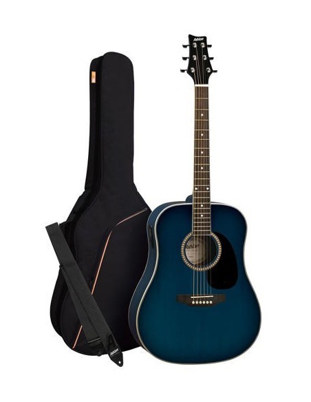 Ashton SPD25TBB PACK GUITARRA ACUSTICA DREADNOUGHT AZUL ASHTON MODELO ANTIGUO ( OFERTA)