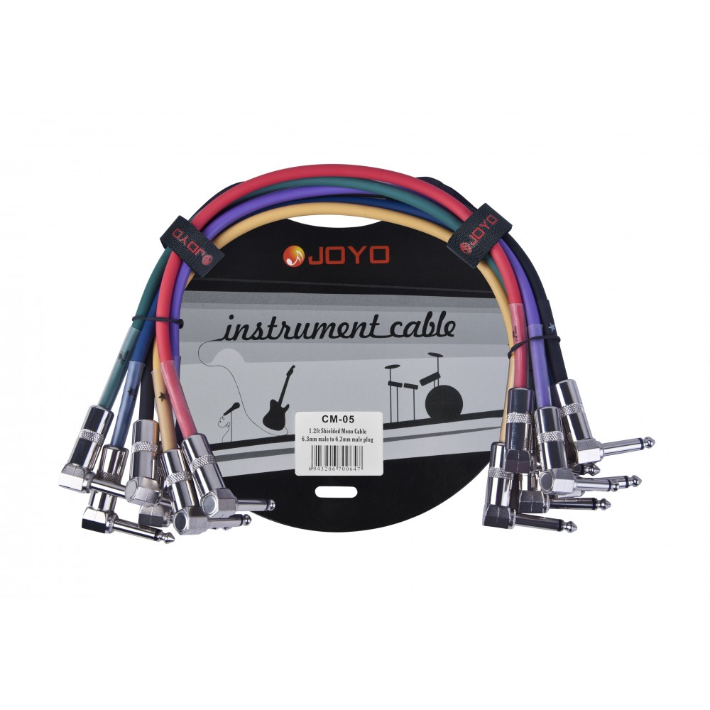 Joyo CM-05 PACK DE 6 LATIGUILLOS PARA GUITARRA...