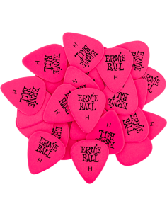 Ernie Ball 9125 PACK 144 UD. PÚAS CELLULOID ROSA - HEAVY...