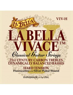 La Bella VIVH JUEGO CUERDAS GUITARRA CLASICA TENSION FUERTE