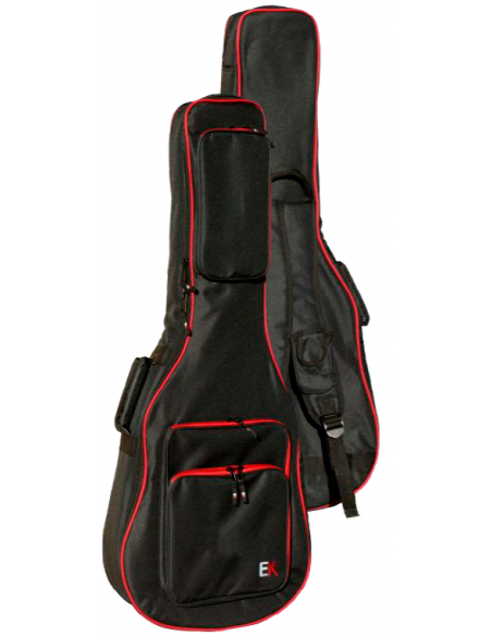 EK Bags FGA30RD FUNDA GUITARRA ACUSTICA 30MM ROJA
