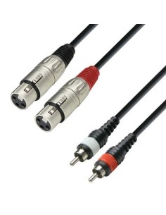 Adam Hall K3TFC0300 2 XLR F A 2 RCA