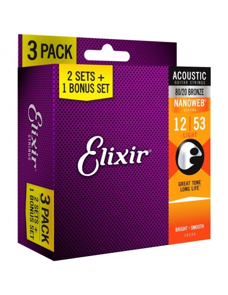 Elixir PACK ELIXIR 2+1 JUEGOS ACUSTICA 16539 (12-53)