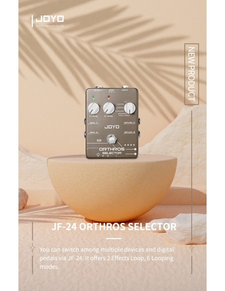 Joyo JF-24 PEDAL ENRUTADOR Y SELECTOR DE LINEA ORTHOS