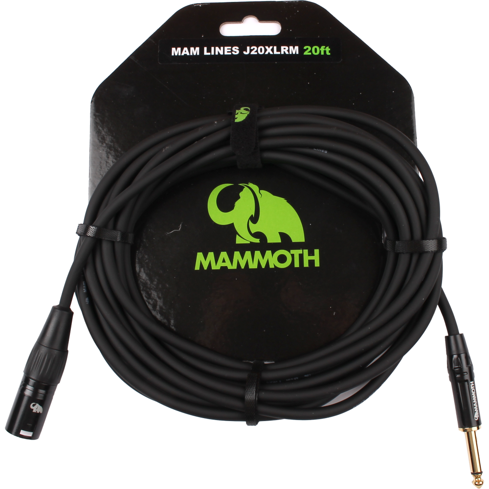 Mammoth MAM-LINES-J20XLRM - CABLE JACK A XLR...