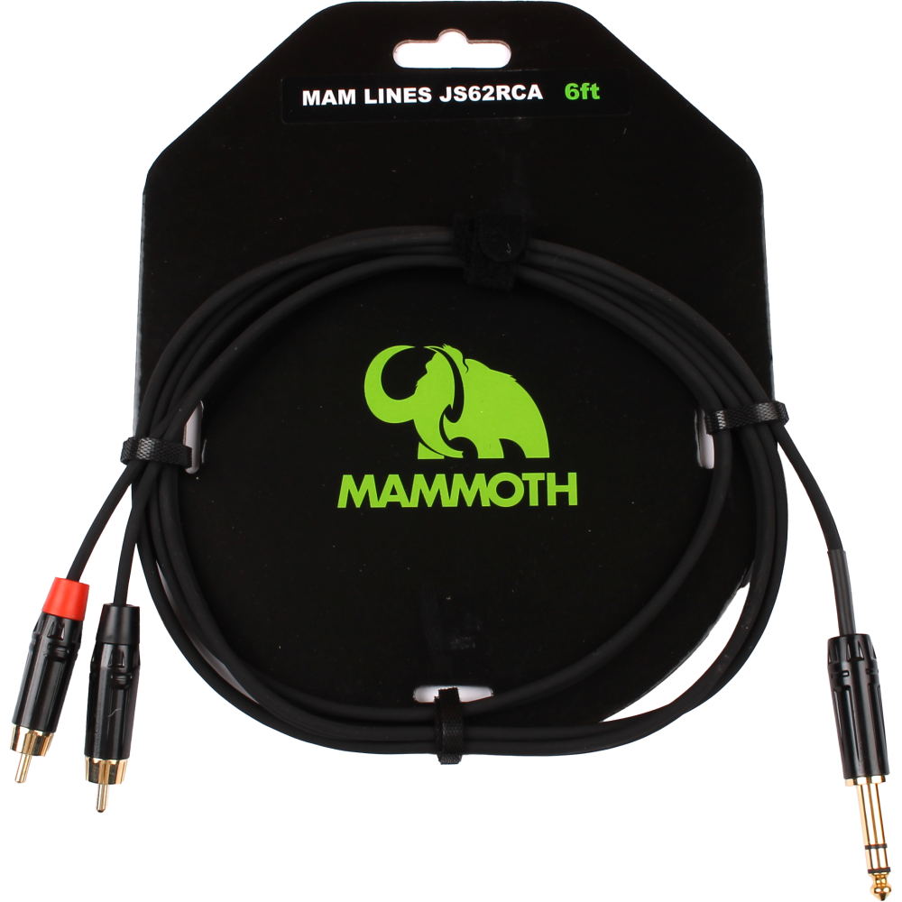 Mammoth MAM-LINES-JS62RCA- CABLE DOS RCA A JACK...