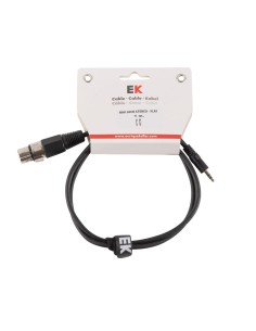 EK Audio MJSX MINI JACK STEREO-XLR HEMBRA 1M