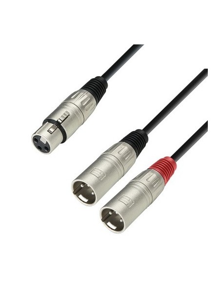 Adam Hall K3YFMM0100 2-XLR MACHO-XLR HEMBRA 1MT