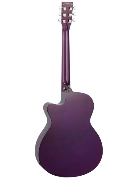Tanglewood TA4CEPU ACÚSTICA SUPER FOLK AZURE PÚRPURA