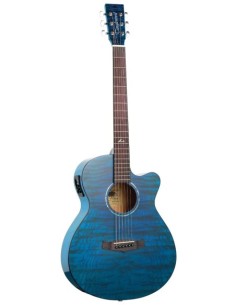 Tanglewood TA4CEBL GUITARRA ACUSTICA AZURE SUPER FOLK AZUL