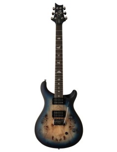 PRS SE ''EXOTIC'' CUSTOM 24-08 POPLAR BURL LAKE BLUE...