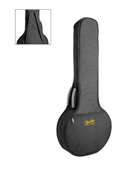 Boston FUNDA BANJO FOLK 104CM NYLON 21MM NEGRO