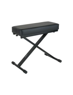 Boston BANQUETA TECLADO CUERO NEGRO 53X24 CM