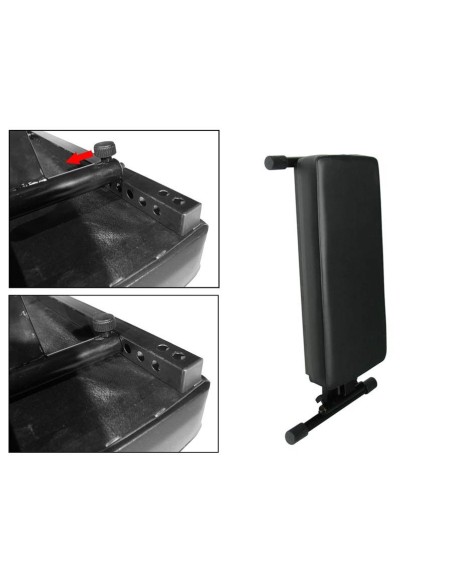 Boston BANQUETA TECLADO CUERO NEGRO 53X24 CM