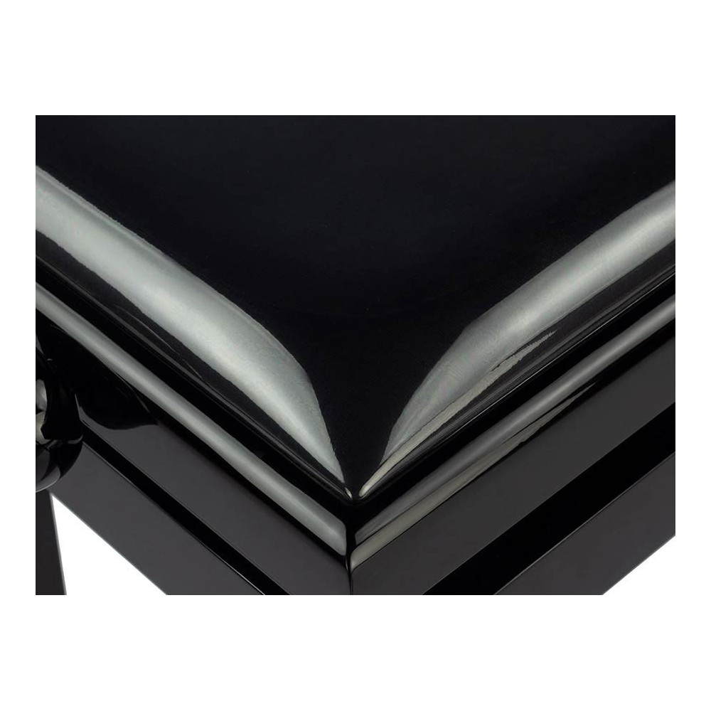 Boston BANCO PIANO AJUSTABLE NEGRO VINILO