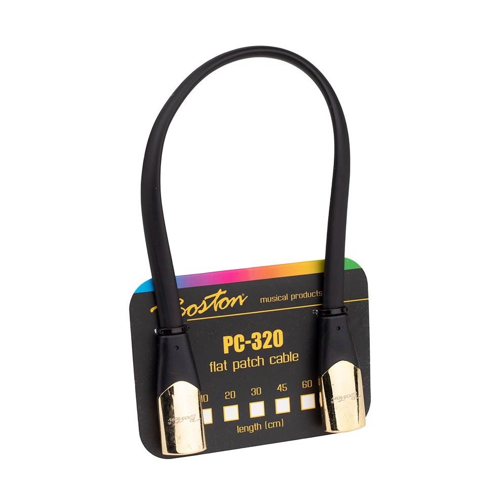 Boston CABLE PLANO 0.2M NEGRO JACK X 2