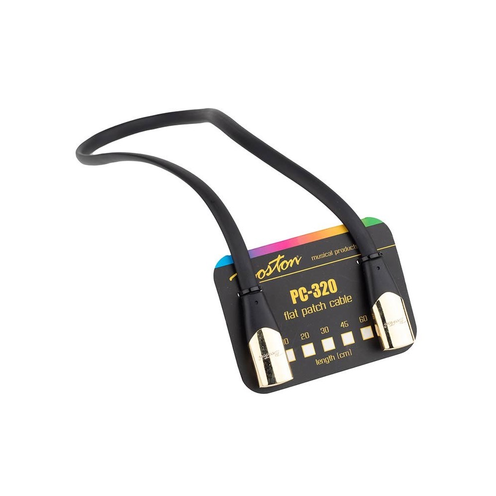 Boston CABLE PLANO 0.6M NEGRO JACK X 2