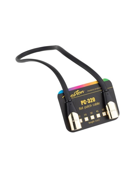 Boston CABLE PLANO 0.6M NEGRO JACK X 2