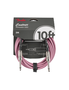 Fender 099.0571.166 CONTOUR CABLE JACK BURGUNDY MIST 3M 2