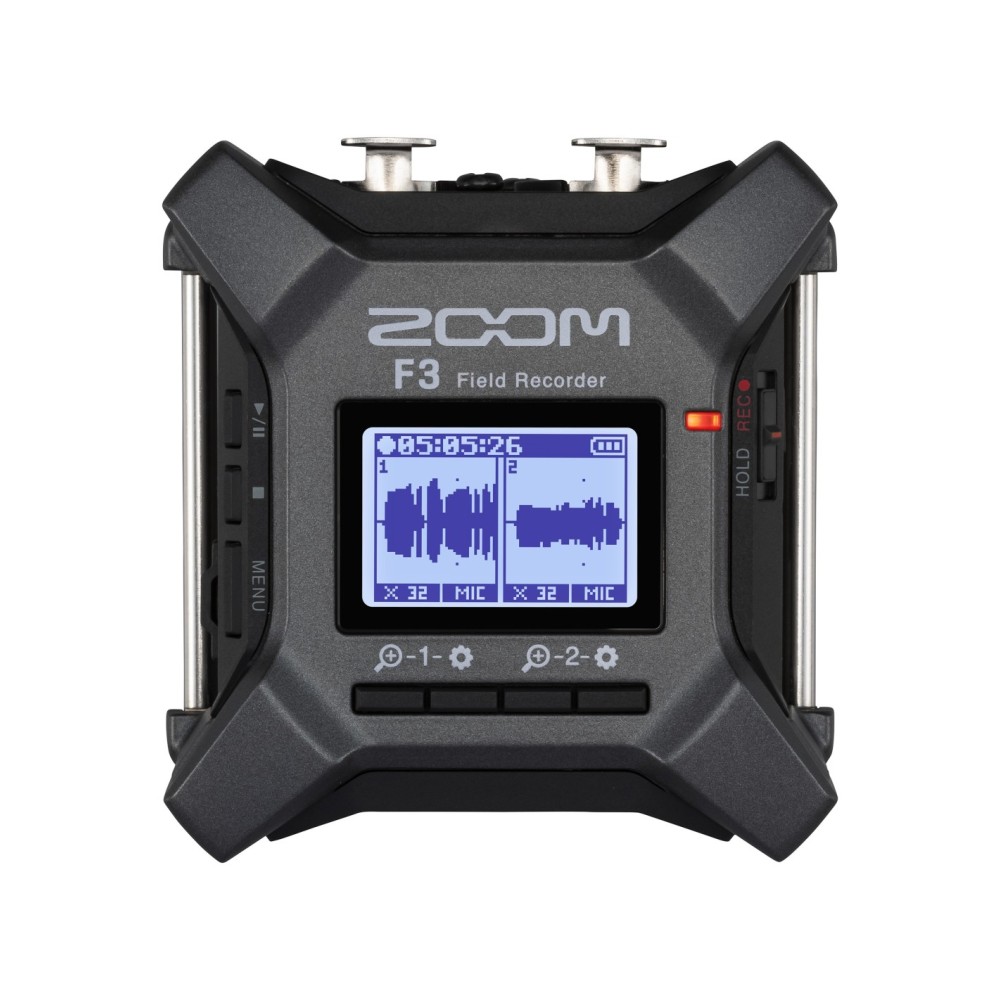 Zoom F3 GRABADORA DE CAMPO DE 2 PISTAS 32 BIT