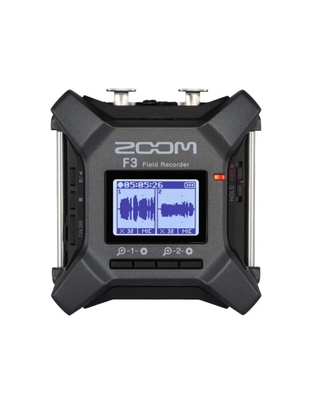 Zoom F3 GRABADORA DE CAMPO DE 2 PISTAS 32 BIT
