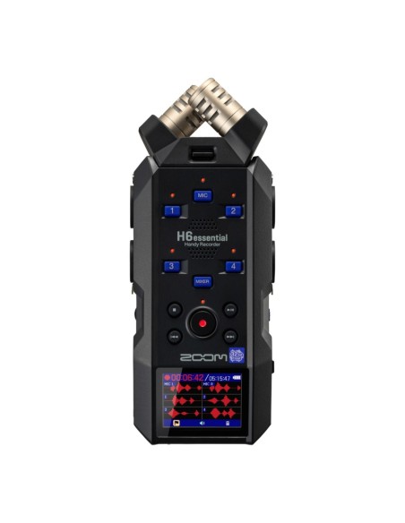 Zoom H6ESSENTIAL GRABADORA 6 PISTAS 32 BITS USB COLOR NEGRO