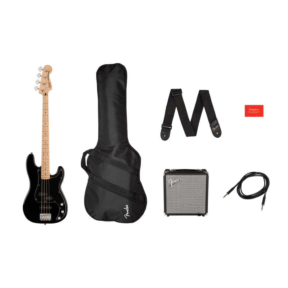 Squier AFFINITY PRECISSION BASS PJ MN BLACK...