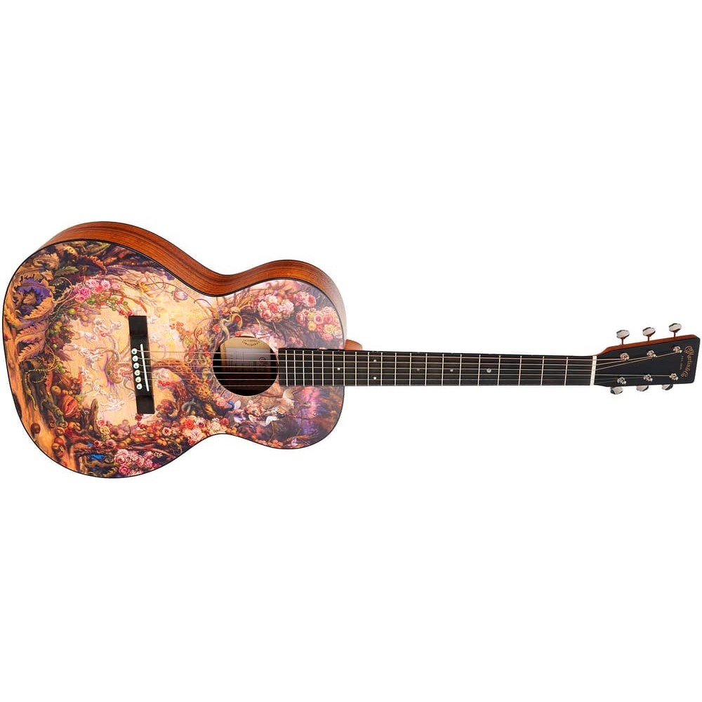 Martin 00L OLIVER Abeto / Flame Koa