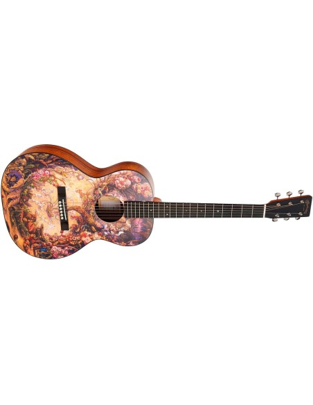 Martin 00L OLIVER Abeto / Flame Koa