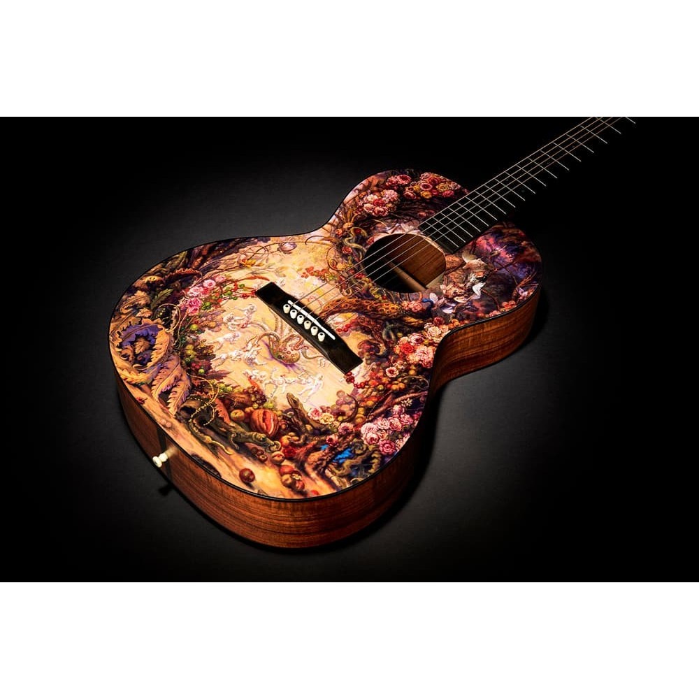 Martin 00L OLIVER Abeto / Flame Koa