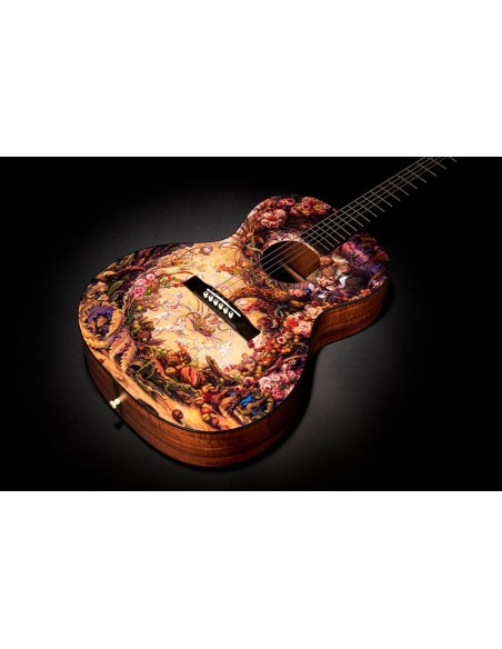 Martin 00L OLIVER Abeto / Flame Koa