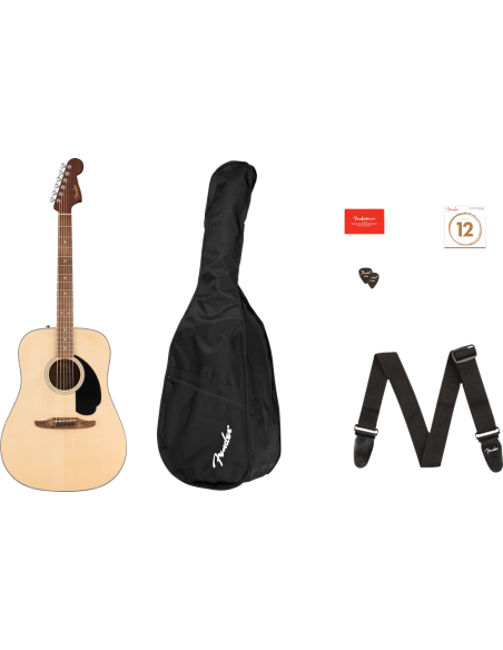 Fender PACK CALIFORNIA STANDARD REDONDO NATURAL