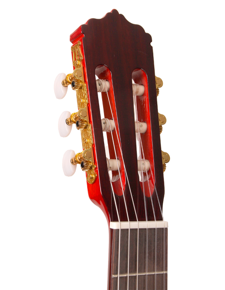 Jose Gomez F80-CEQ-ROJA GUITARRA FLAMENCA AMPLIFICADA CUTAWAY PREVIO DOUBLE