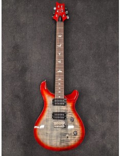 PRS SE CUSTOM 24-08 CHARCOAL CHERRY BURST 2025