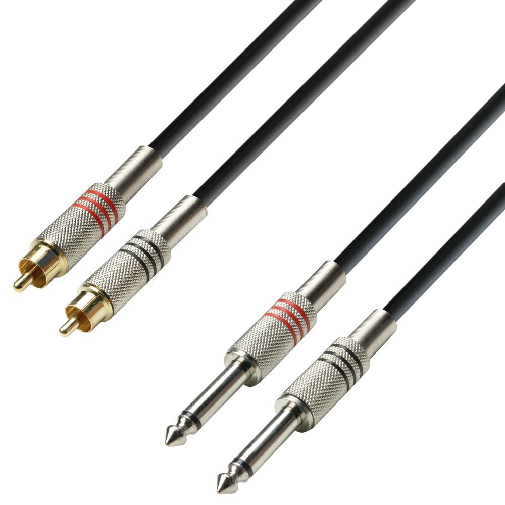Adam Hall K3TPC0300 2RCA-2JACK 3MT