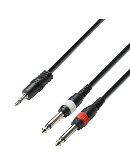 Adam Hall K3YWPP0100 MINIJACK ST - 2JACK 1MT