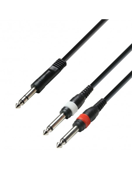 Adam Hall K3YVPP0100 JACK ST - 2 JACK 1 MT