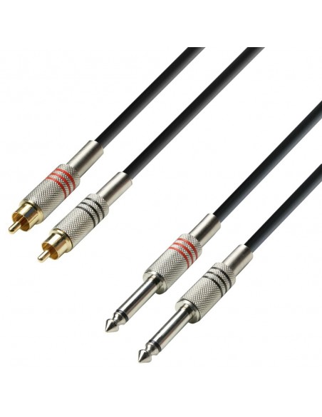 Adam Hall K3TPC0600 2RCA-2 JACK 6MT