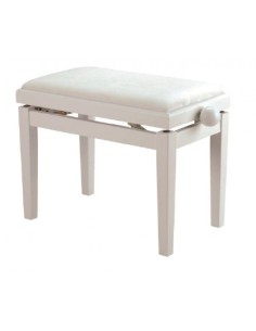 Amadeus PB007 BANQUETA PIANO BLANCA