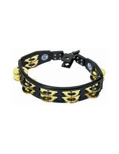 LP LP-775-BL PANDERETA CYCLOP BRASS NEGRA