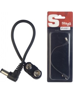 Stagg SPS-9V BAT CABLE ALIMENTACION PEDAL-PILA 0.15MT